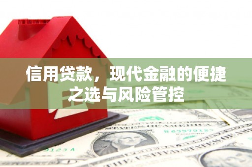 佛冈信用贷款，现代金融的便捷之选与风险管控