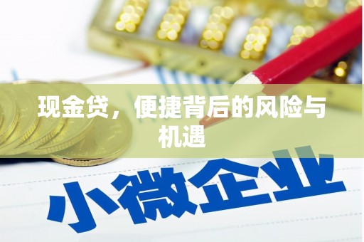 佛冈现金贷，便捷背后的风险与机遇