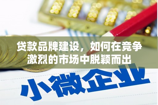 佛冈贷款品牌建设，如何在竞争激烈的市场中脱颖而出