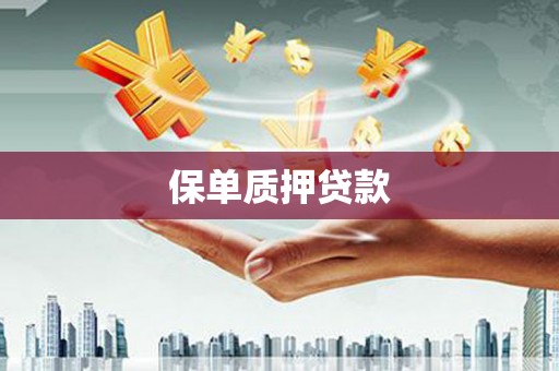 佛冈保单质押贷款