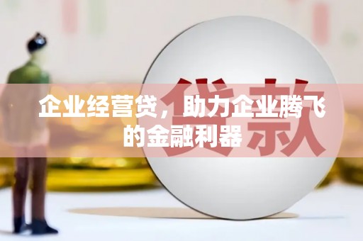 佛冈企业经营贷，助力企业腾飞的金融利器