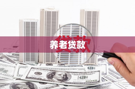 佛冈养老贷款