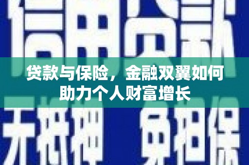 佛冈贷款与保险，金融双翼如何助力个人财富增长