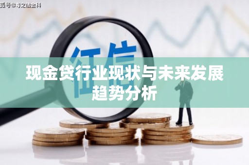 佛冈现金贷行业现状与未来发展趋势分析