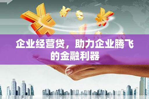 佛冈企业经营贷，助力企业腾飞的金融利器