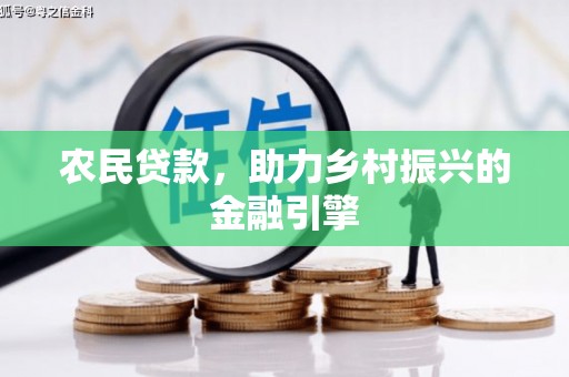 佛冈农民贷款，助力乡村振兴的金融引擎