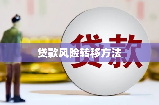 佛冈贷款风险转移方法