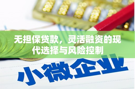 佛冈无担保贷款，灵活融资的现代选择与风险控制