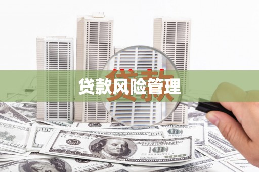 佛冈贷款风险管理