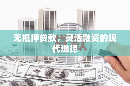 佛冈无抵押贷款，灵活融资的现代选择
