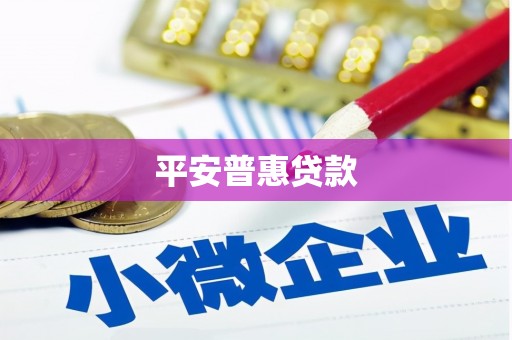 佛冈平安普惠贷款