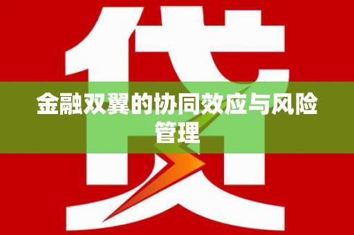 佛冈金融双翼的协同效应与风险管理